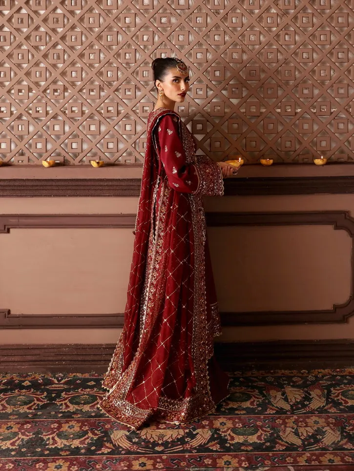 Afrozeh Divani Embroidered Raw Silk Unstitched 3Pc Suit AS-V2-05 Naaz