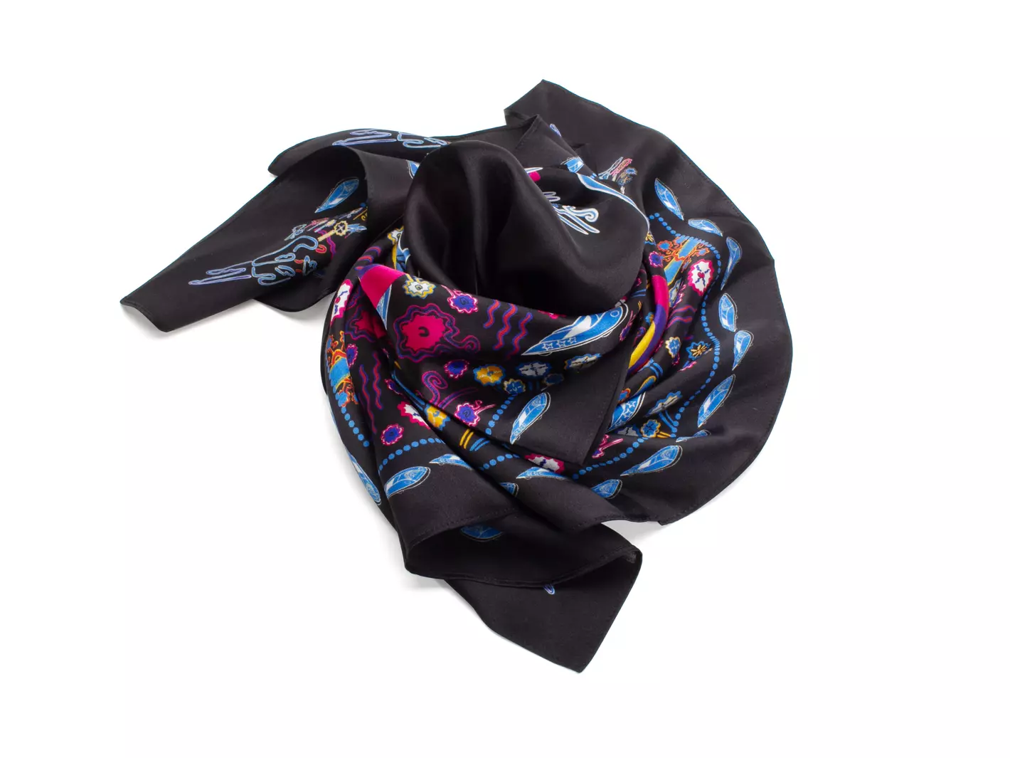 Apparel My Neon-Man Scarf Large silk scarf