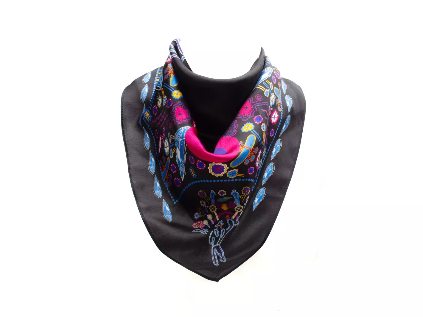 Apparel My Neon-Man Scarf Large silk scarf