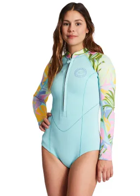 Billabong Womens Spring Fever 2mm FL Back Zip Long Sleeve Spring Suit