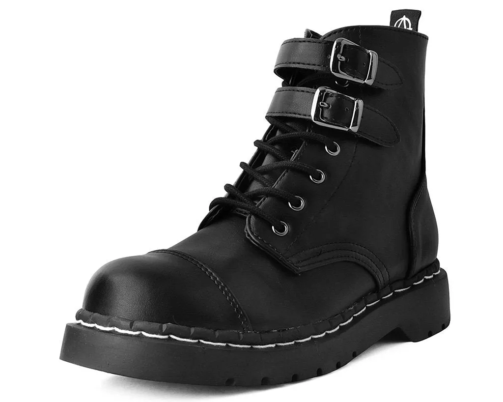 Black 2-Buckle Anarchic Boot