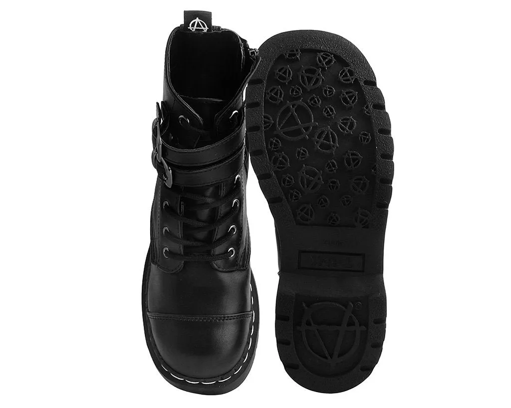 Black 2-Buckle Anarchic Boot