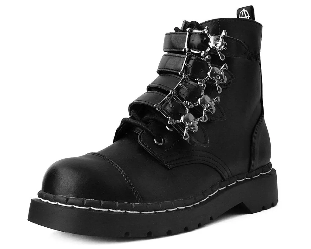 Black Skull Anarchic Boot