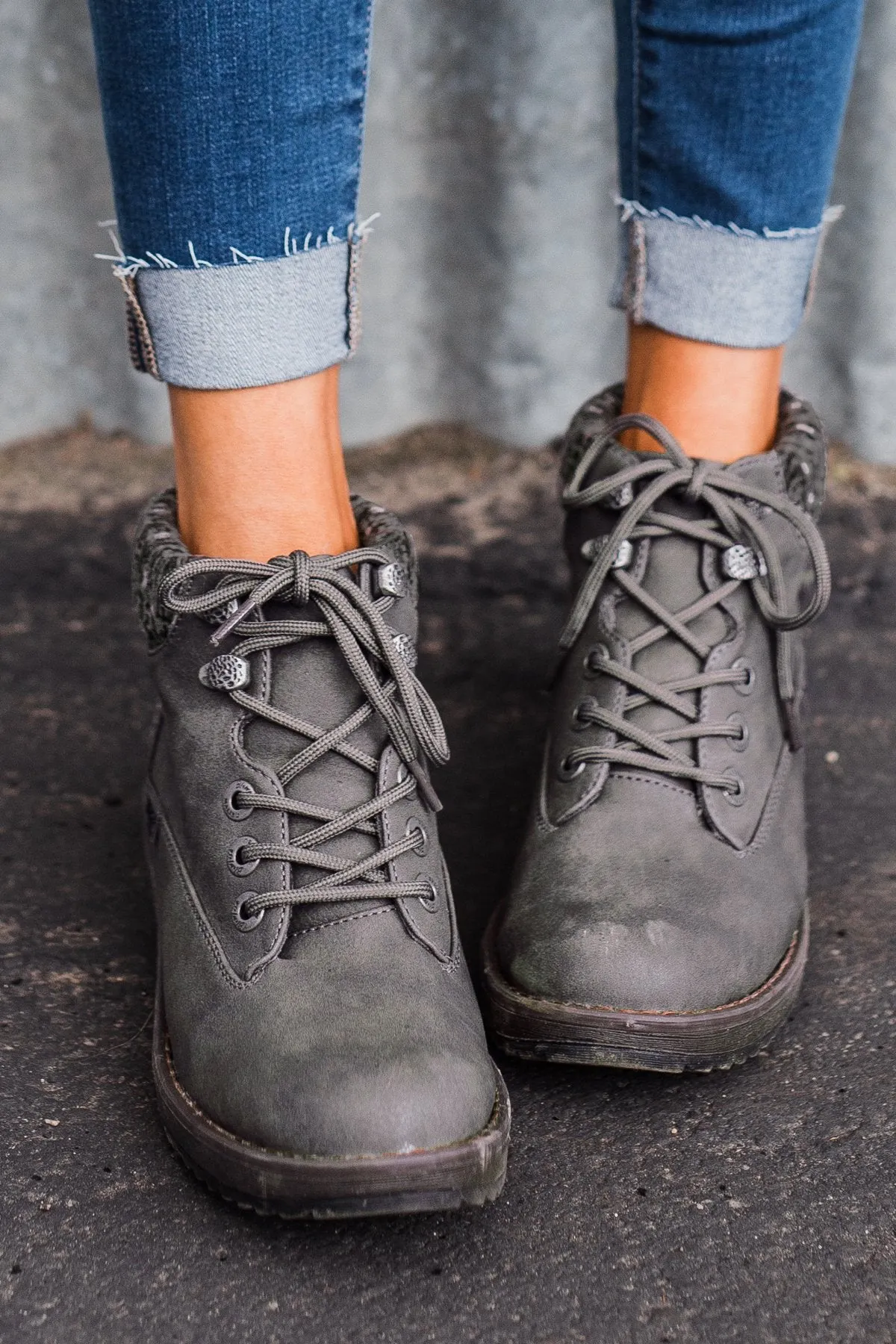 Blowfish Comet Booties- Grey