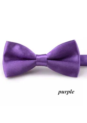 Boys Purple Bow Tie (10cm)