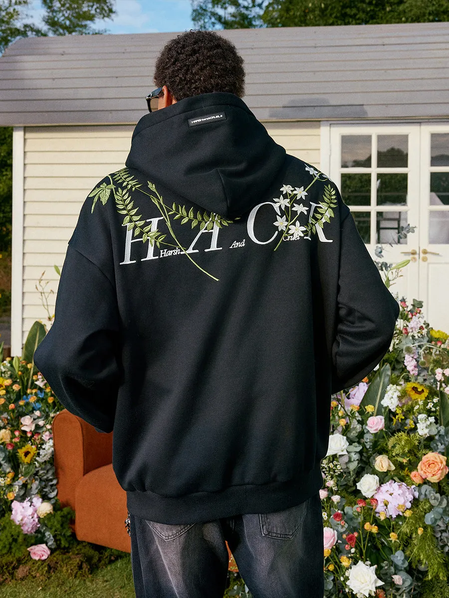 Brenches Embroidered Oversized Hoodie