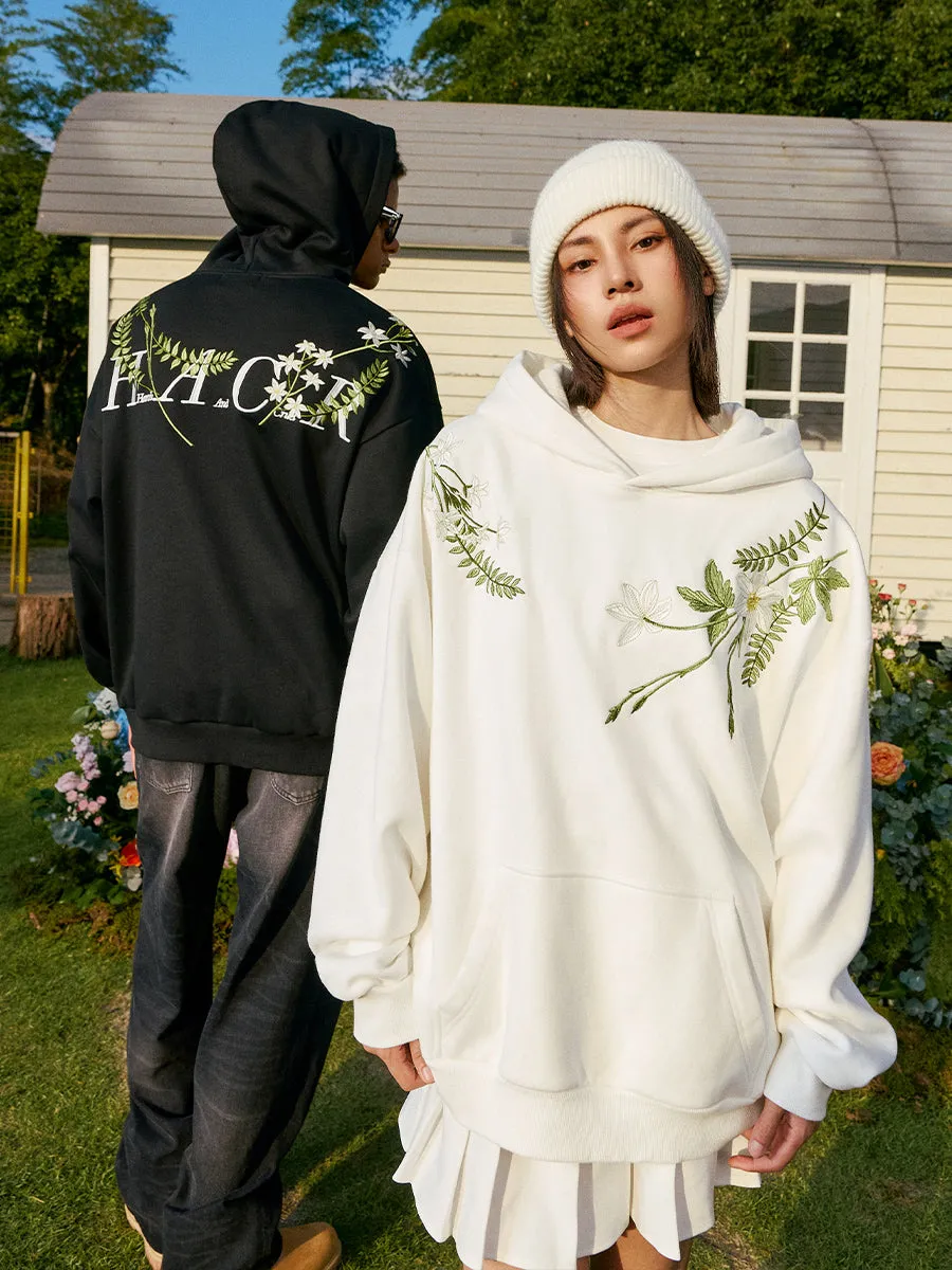 Brenches Embroidered Oversized Hoodie