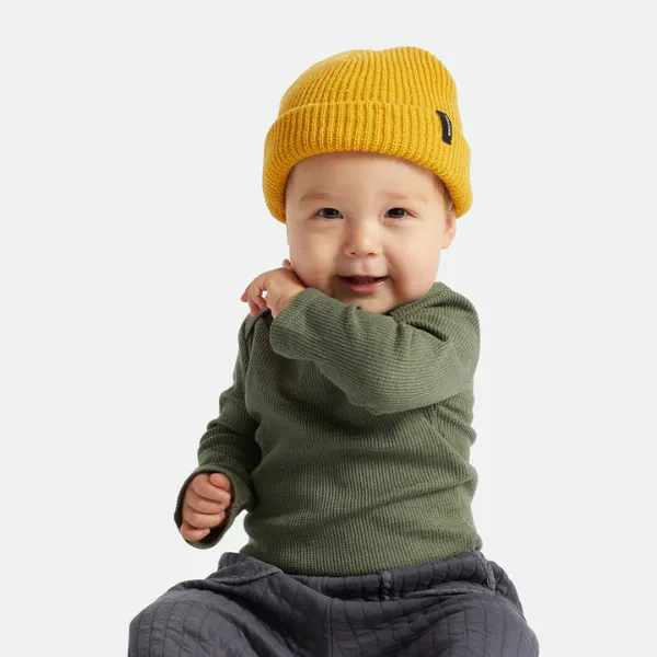 Brixton Baby Heist Beanie - Mustard