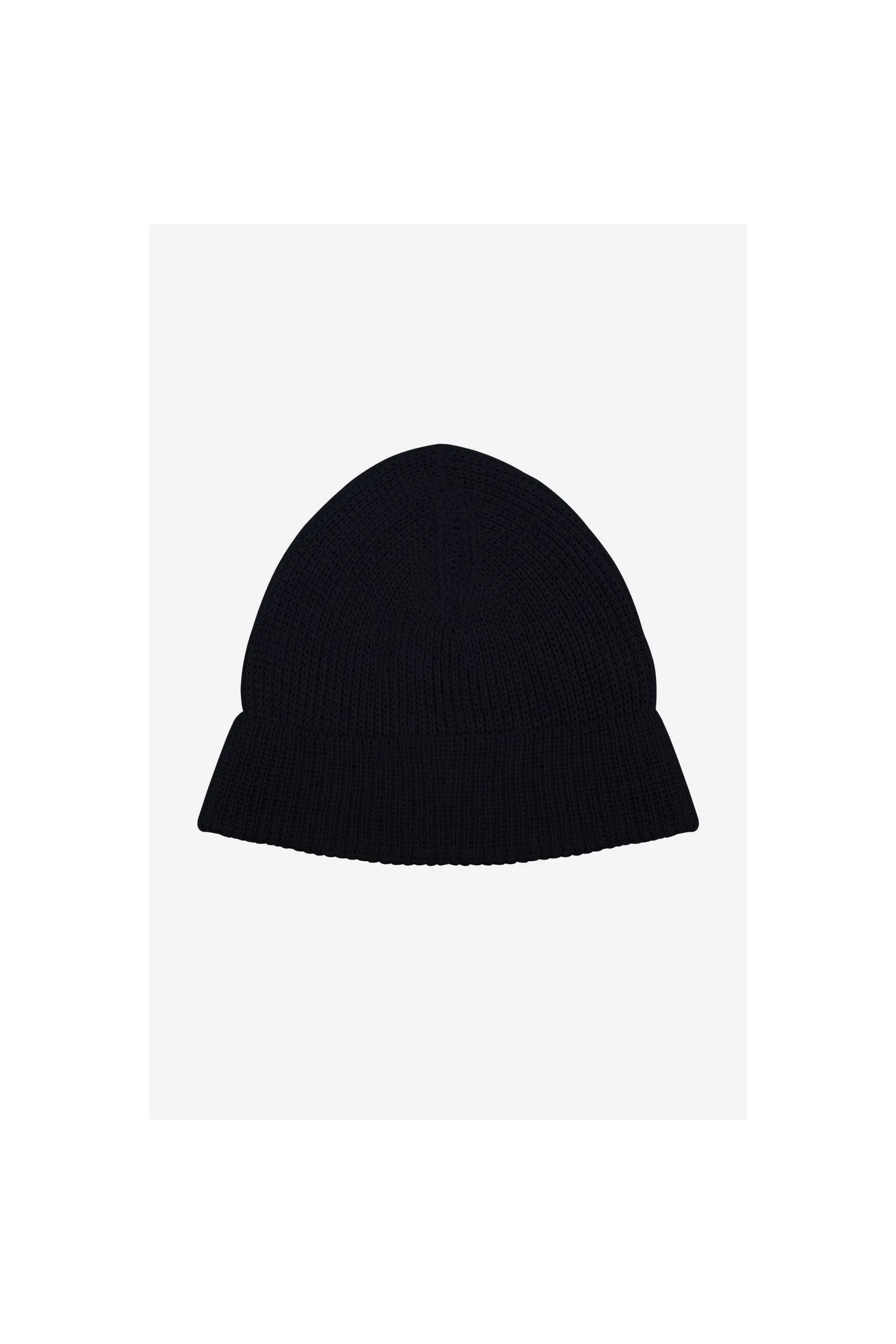 BRUMANO Black Melange Beanie Cap Black Men Beanies