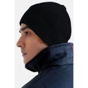 BRUMANO Black Melange Beanie Cap Black Men Beanies