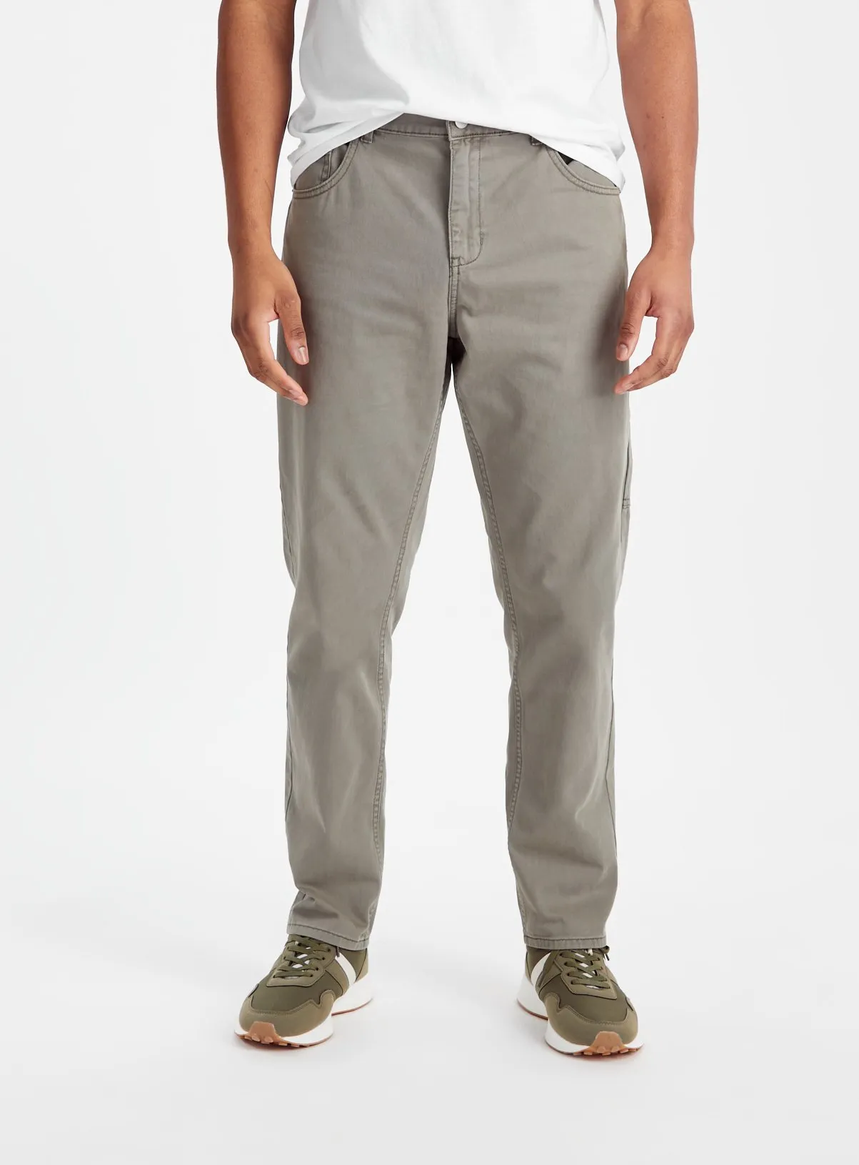 Buy Grey Relaxed Carpenter Trousers  42R | Trousers | Tu