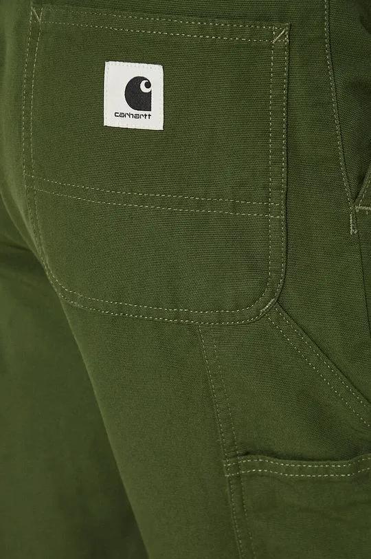 Carhartt WIP cotton trousers Pierce Pant green color I033140.2BR02