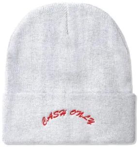 Cash Only Logo Beanie / Ash