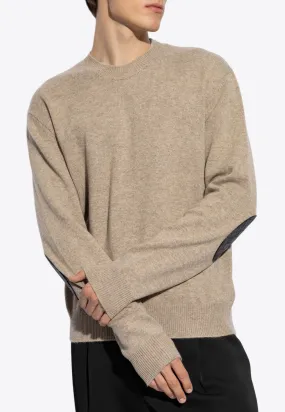 Cashmere-Blend Crewneck Sweater