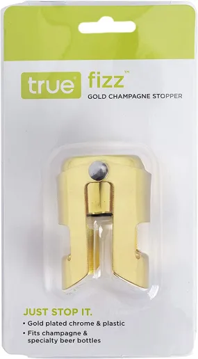 Champagne Stopper - (chrome or gold)