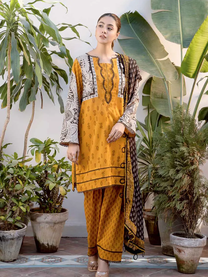 Charizma C-Print Vol-02 Unstitched Printed Lawn 3Pc Suit CP4-18