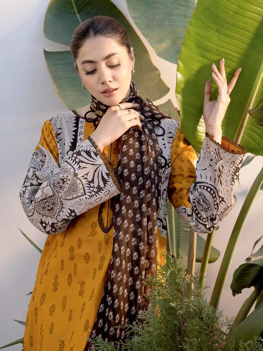 Charizma C-Print Vol-02 Unstitched Printed Lawn 3Pc Suit CP4-18