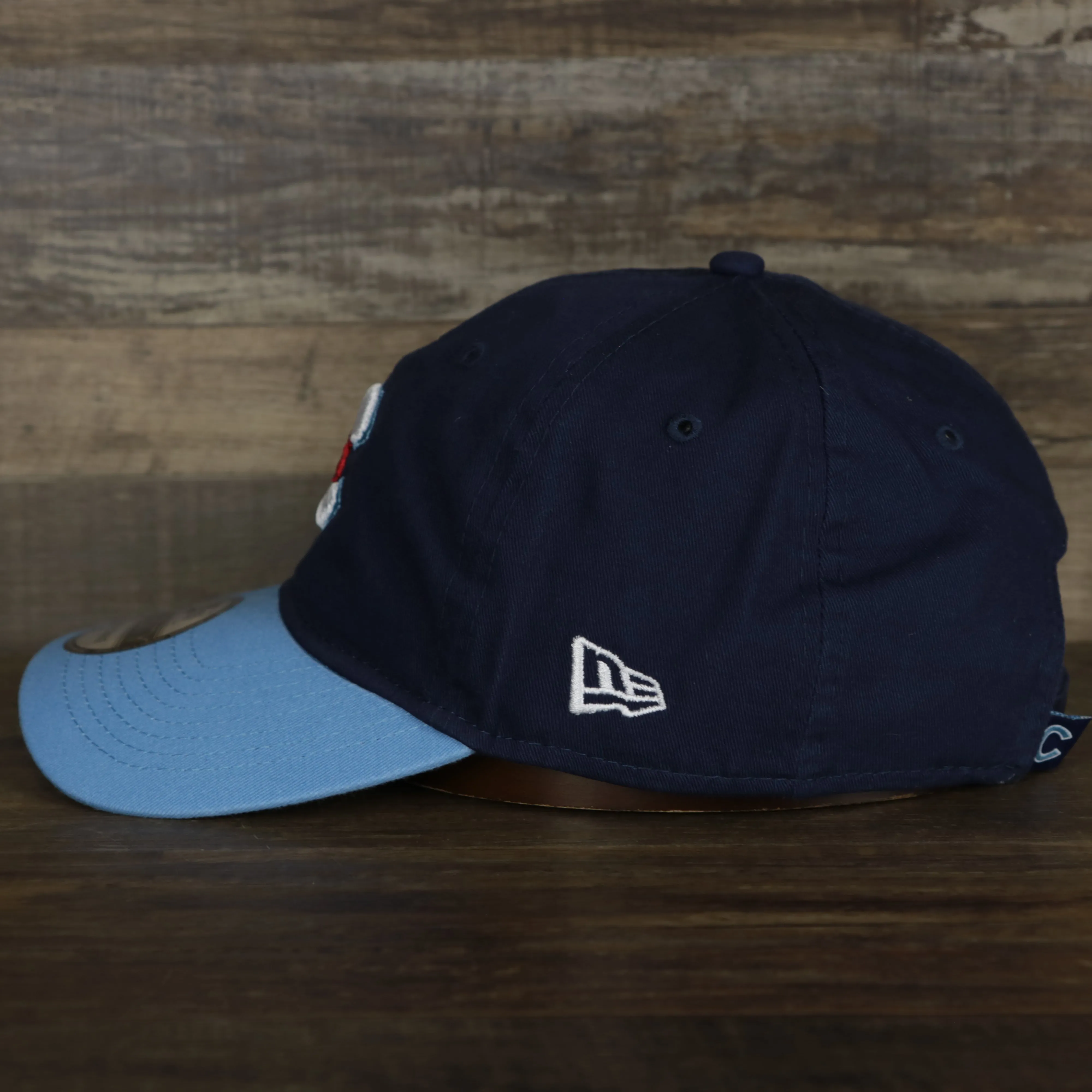 Chicago Cubs MLB City Connect 2021 On-Field 9Twenty Dad Hat | Navy Blue