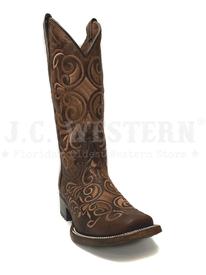 Circle G L5795 Ladies Embroidery Boot Honey