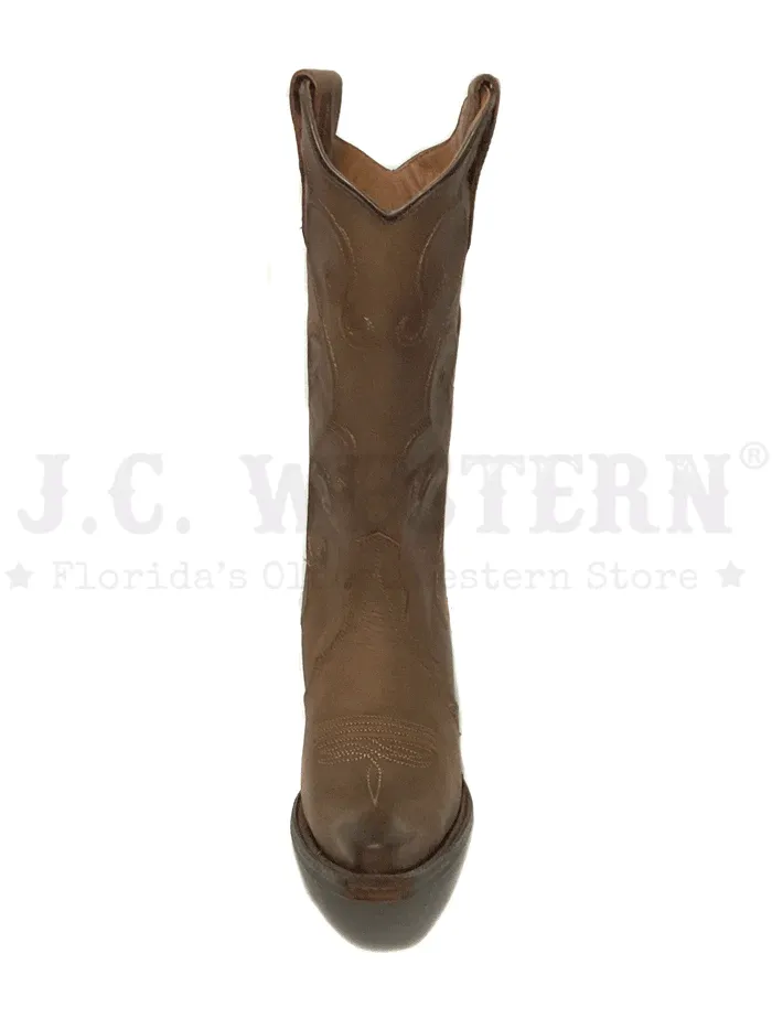 Circle G L6014 Ladies Triad Embroidery Boot Cinnamon Brown