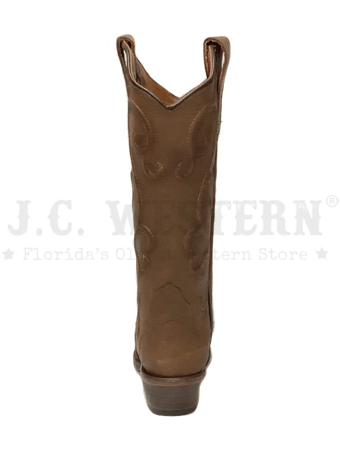 Circle G L6014 Ladies Triad Embroidery Boot Cinnamon Brown