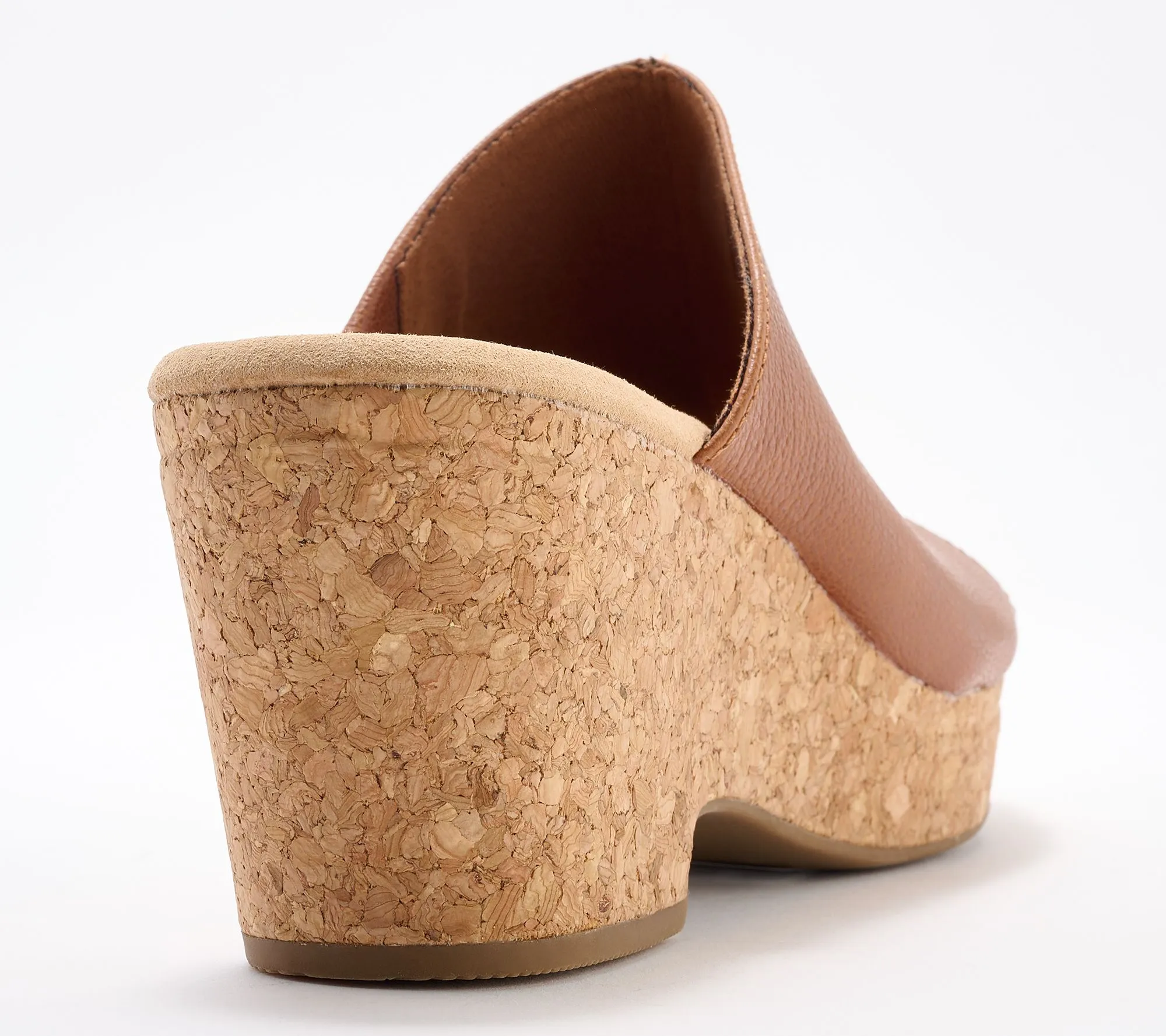 Clarks Collection Leather Cork Wedge Giselle Orchid