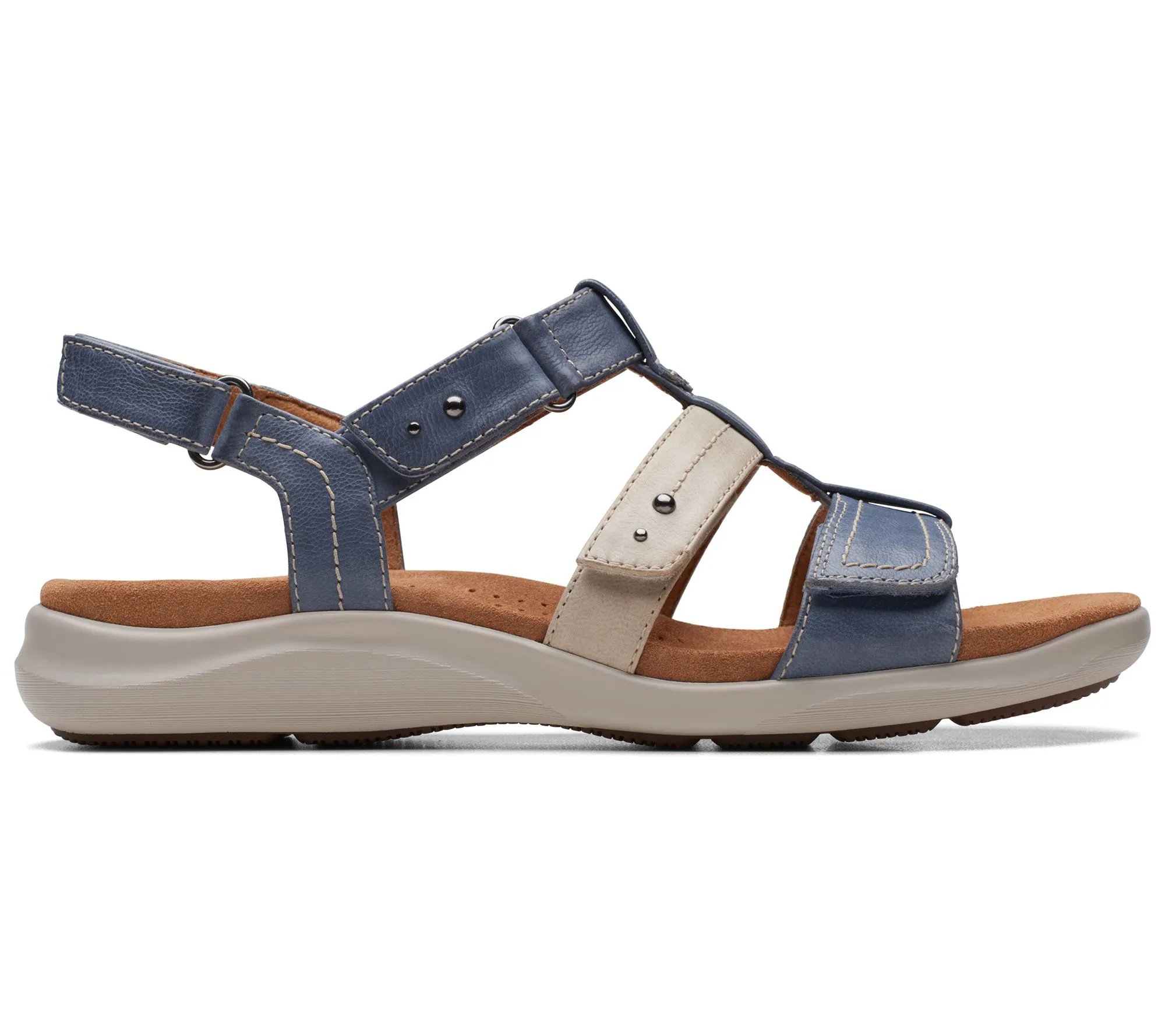 Clarks Collection Leather Sandal-Kitly Step