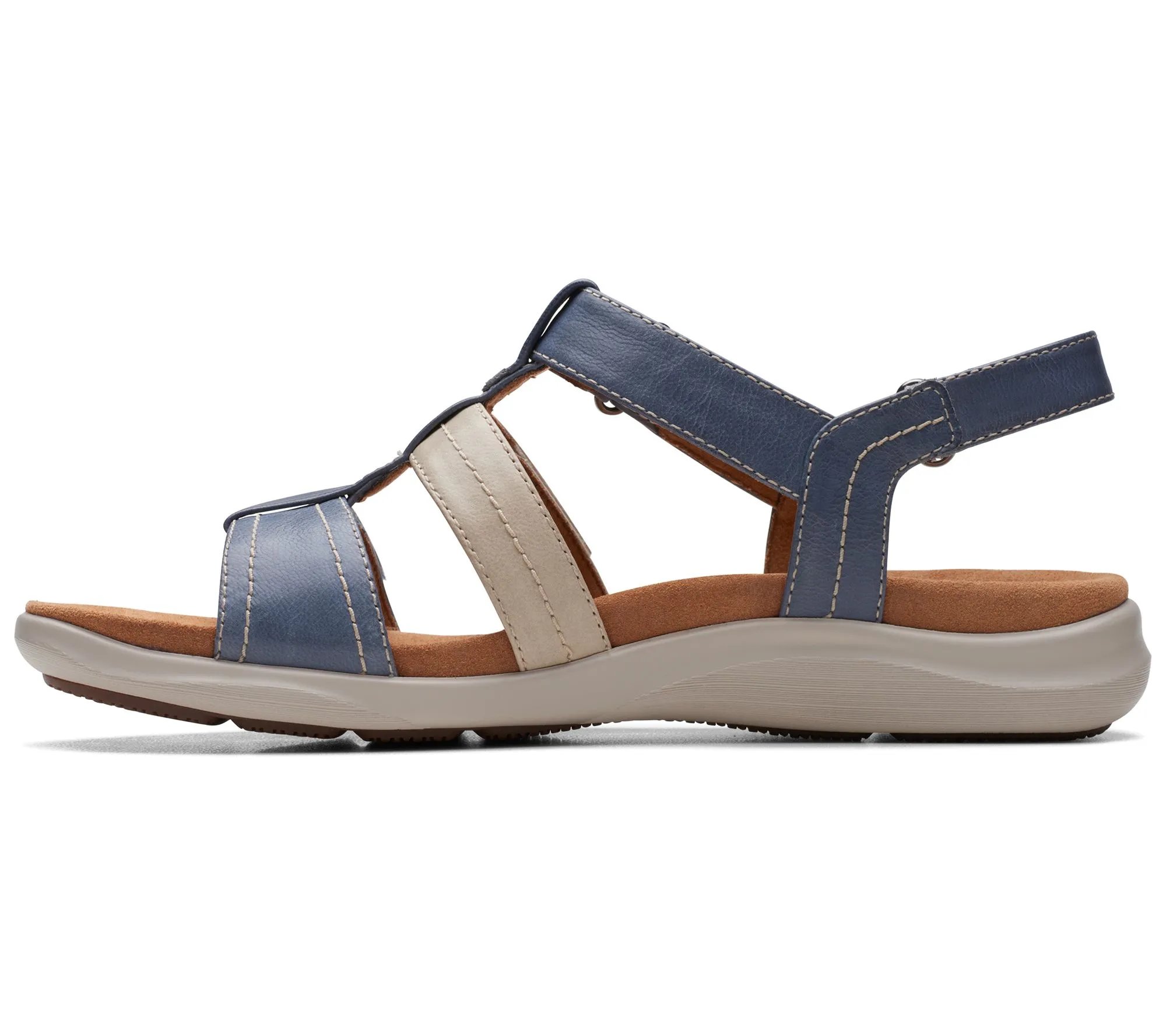 Clarks Collection Leather Sandal-Kitly Step