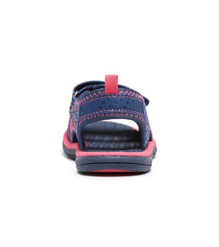 clarks frida kids blue fuchsia