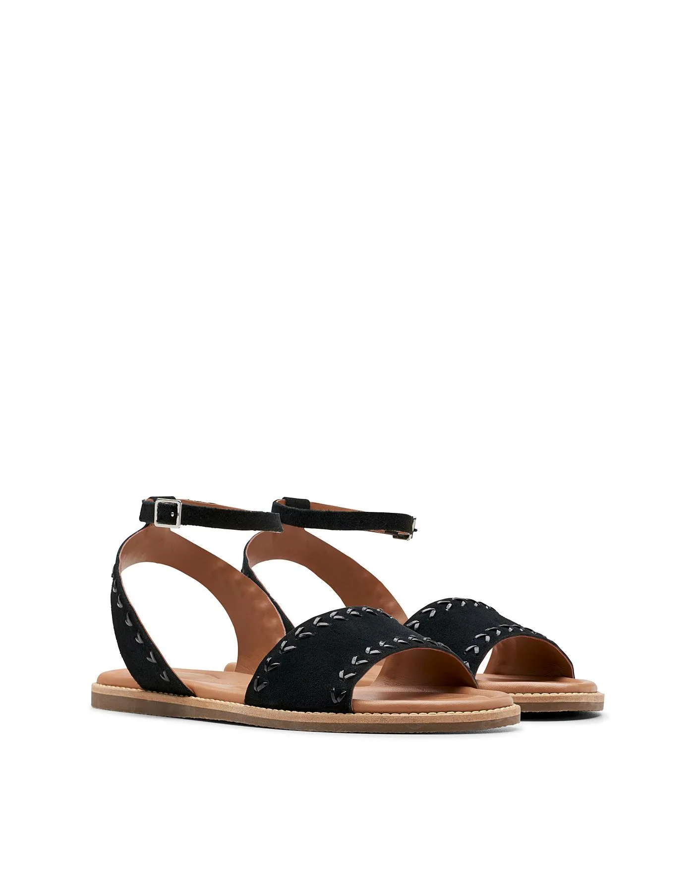 Clarks Maritime May Ankle Tie Sandal Standard Fit