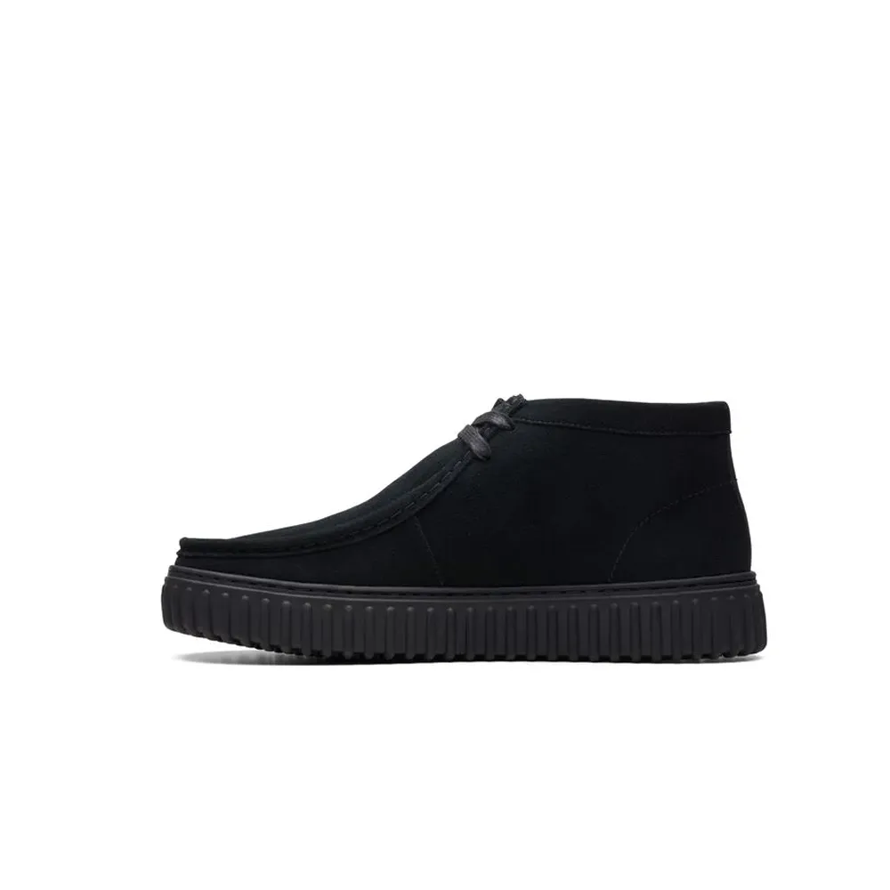 Clarks Torhill Hi Black Suede 26173664