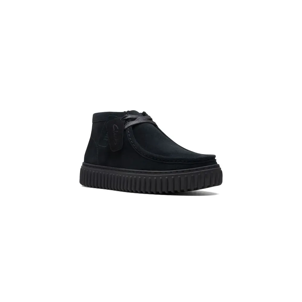 Clarks Torhill Hi Black Suede 26173664