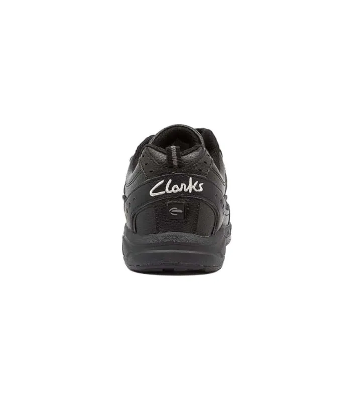 clarks ventura  junior kids black