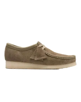 Clarks Wallabee Pale Khaki Suede