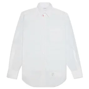 Classic L/S Button Down Shirt W/ GG Placket - White