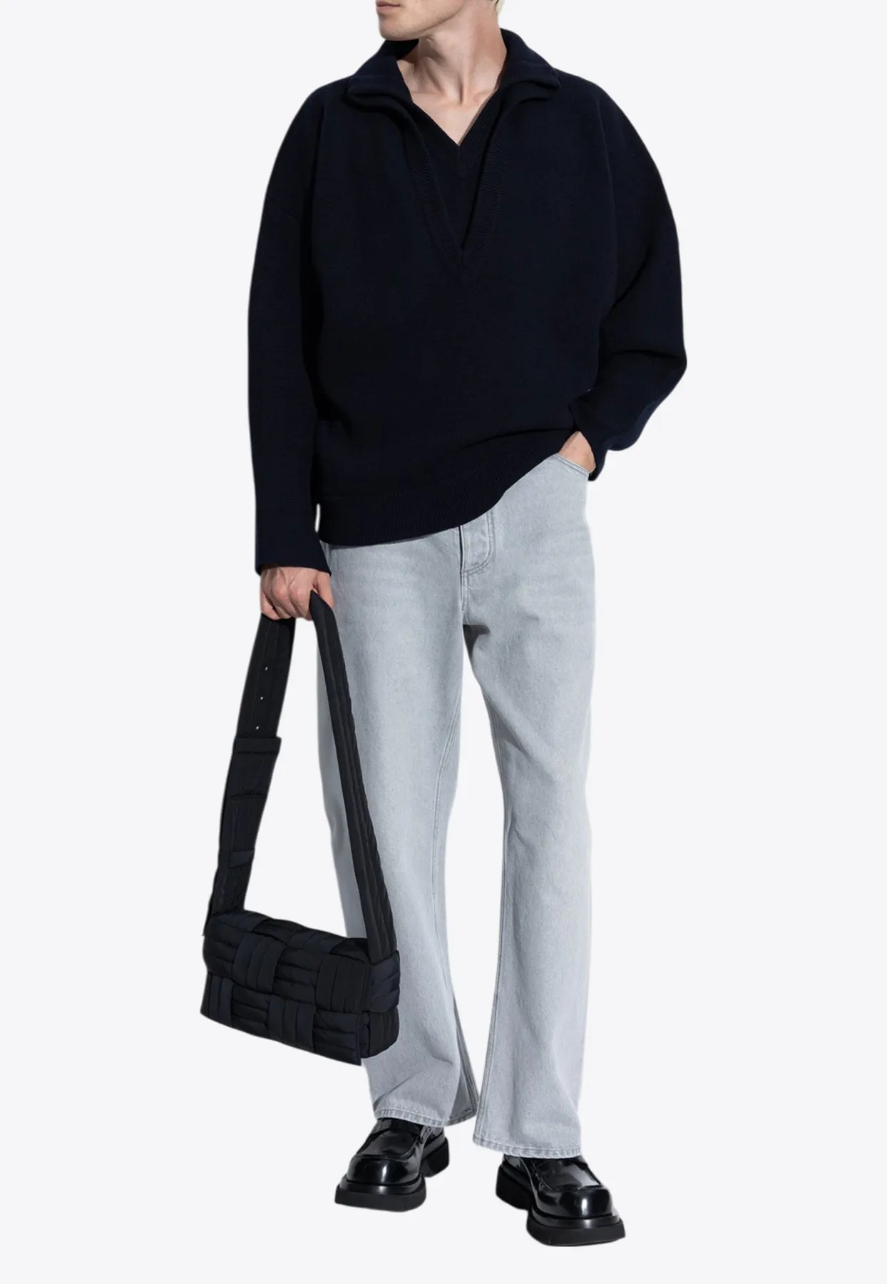 Compact Double-Layer Wool Sweater