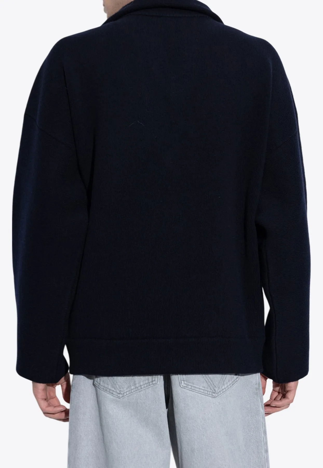 Compact Double-Layer Wool Sweater