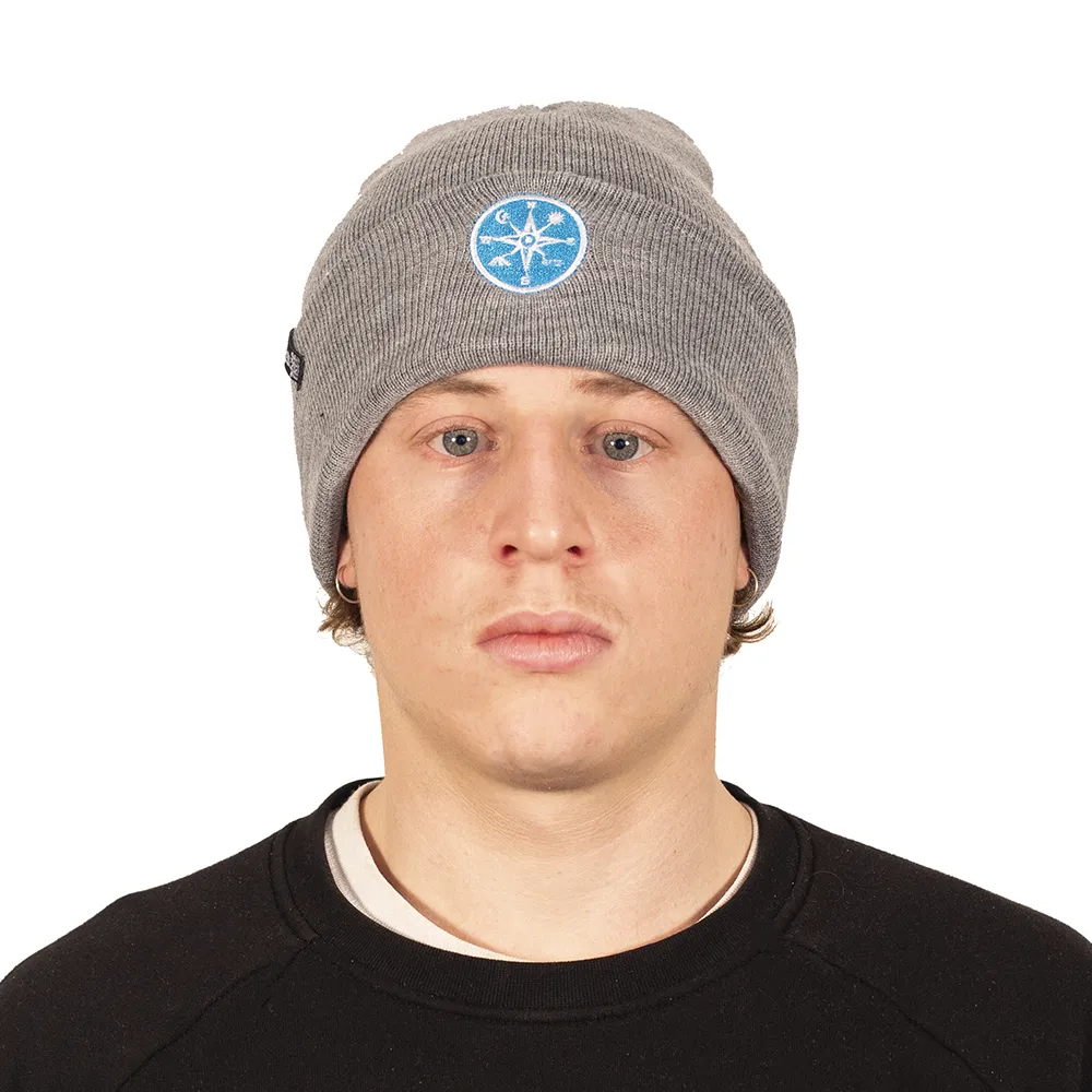 Compass Grey Beanie