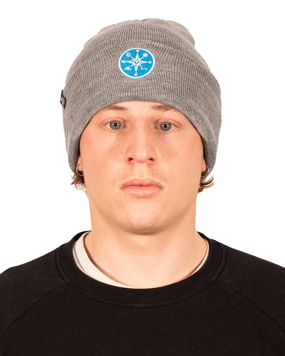 Compass Grey Beanie