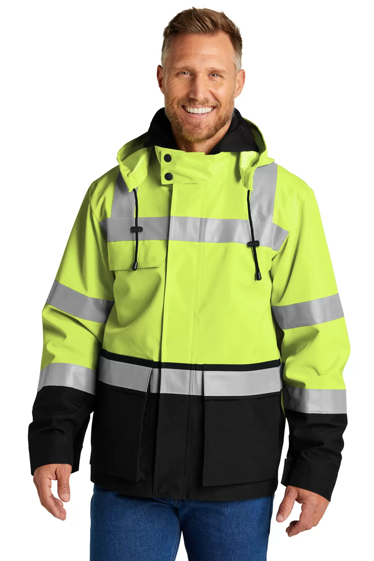 Cornerstone CSJ502 CornerStone   ANSI 107 Class 3 Waterproof Ripstop 3-In-1 Parka SKU: CSJ502