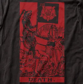 Death Tarot Card Red Print