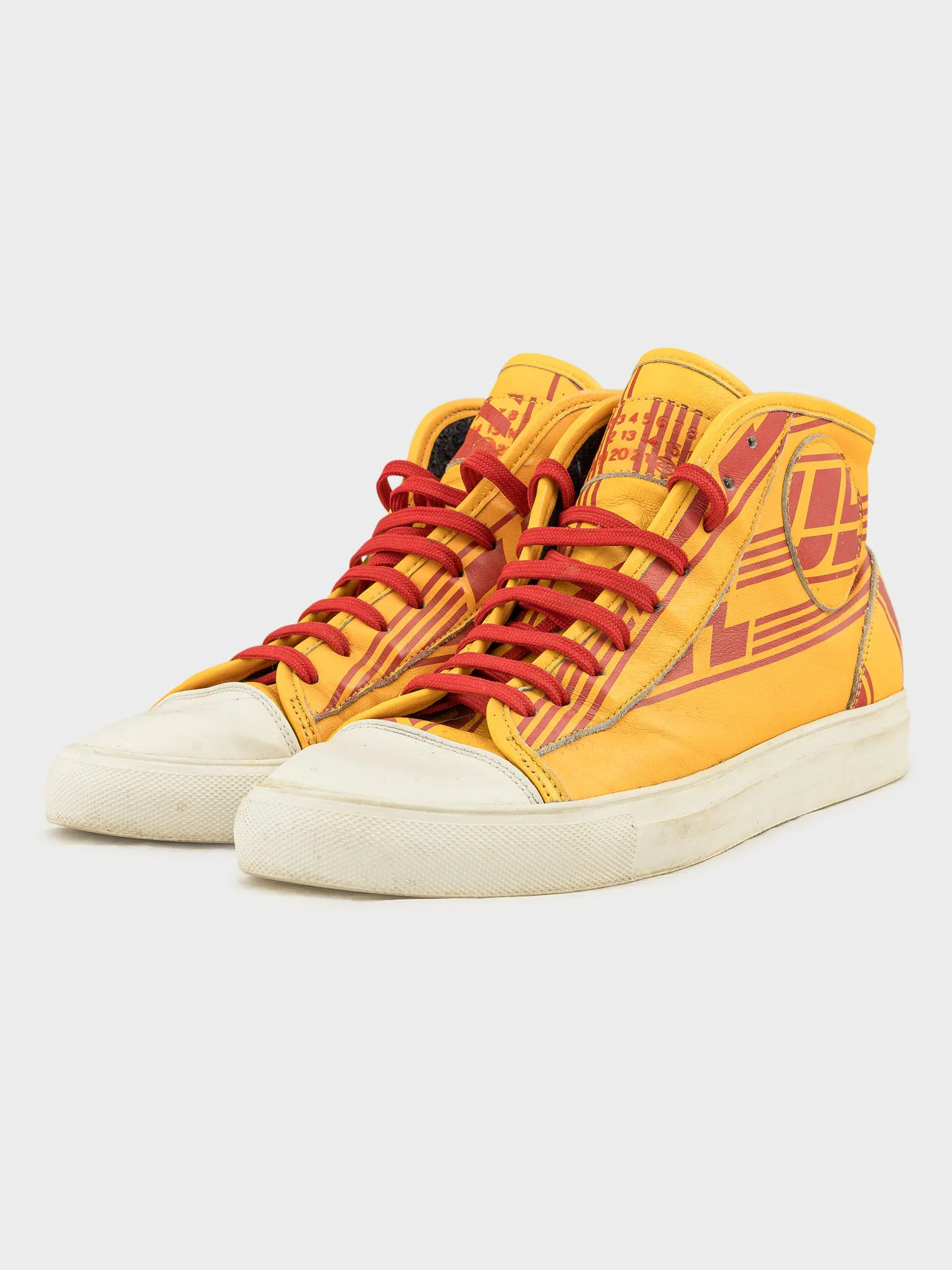 DHL Hi-Top Sneakers