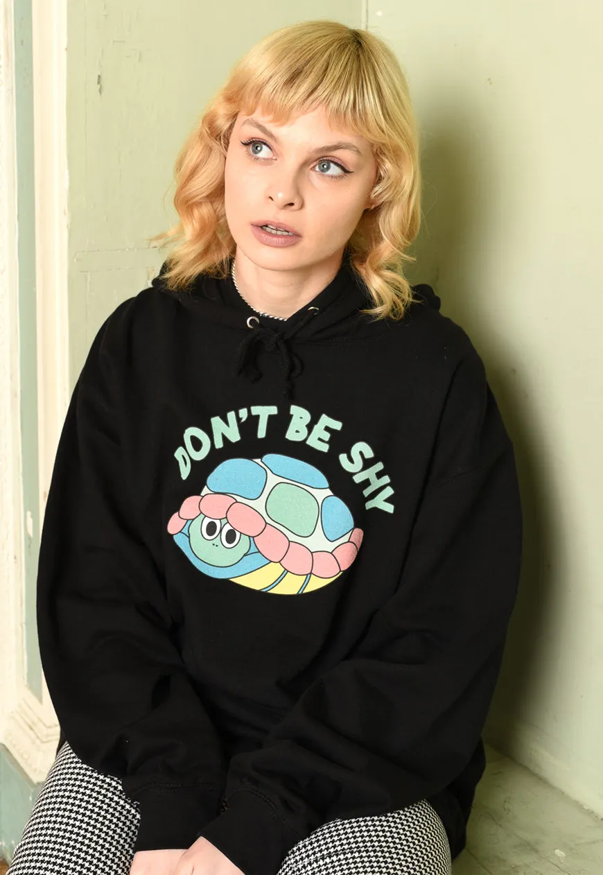 Don't Be Shy Women's Tortoise Slogan Hoodie