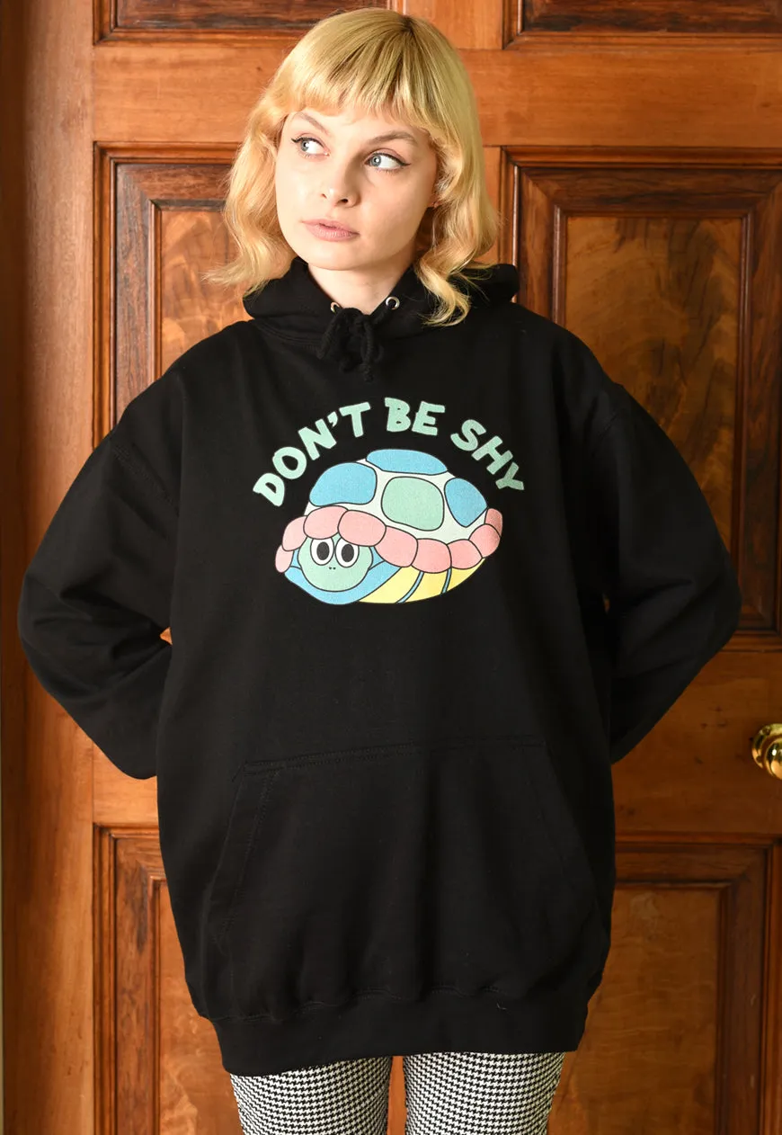 Don't Be Shy Women's Tortoise Slogan Hoodie