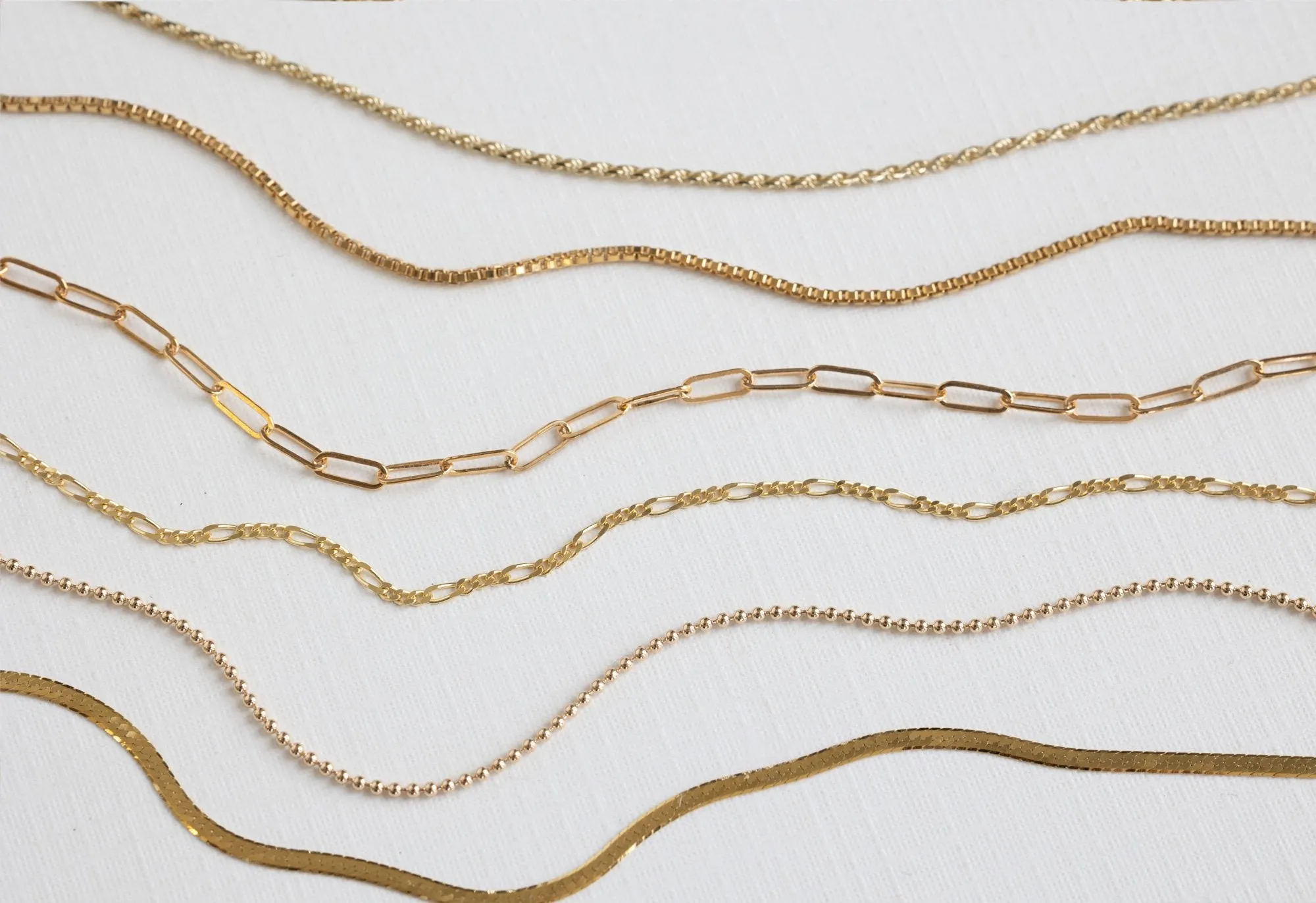 Drawn Cable Link Chain Necklace