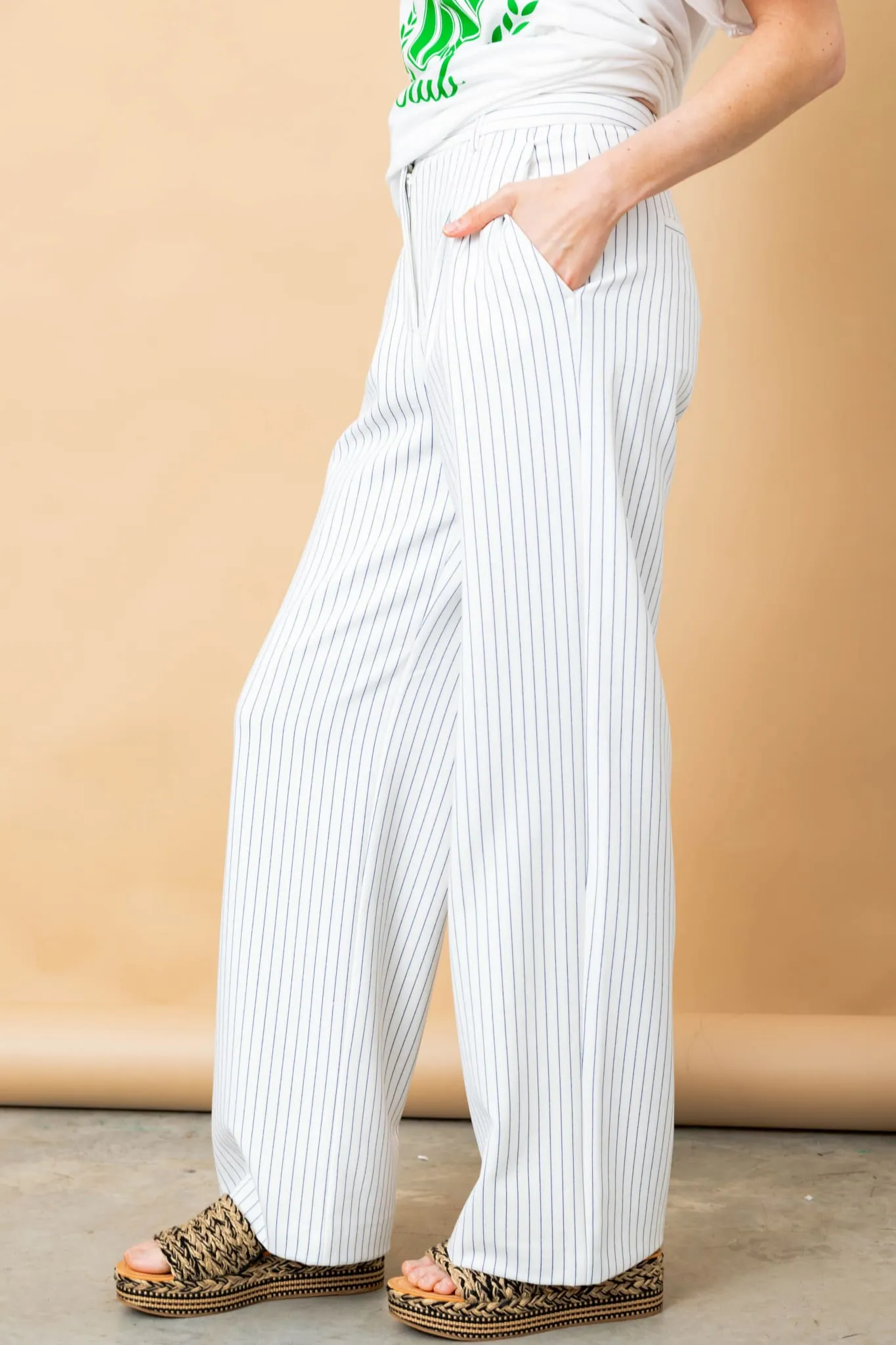 French Connection Whisper Pinestripe Trouser