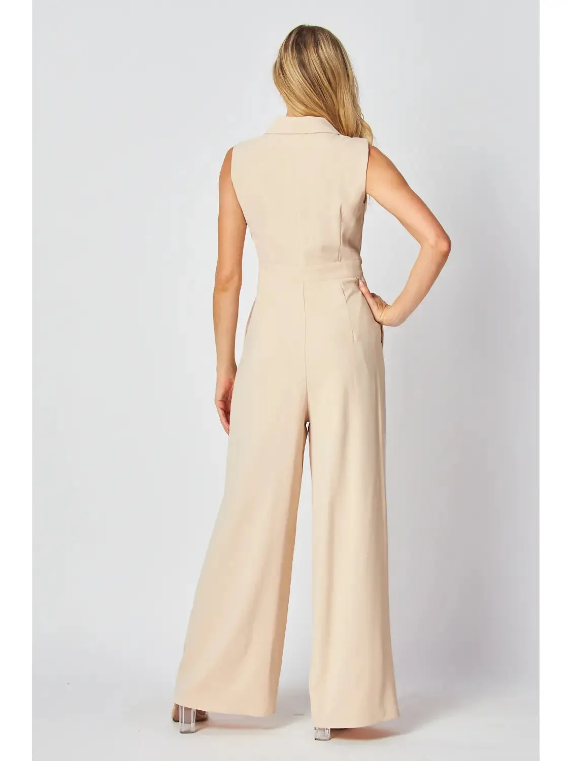 Front Tie Jumpsuit