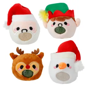 Fun Kids Squeezy Polyester Toy - Festive Friends Christmas XTY844