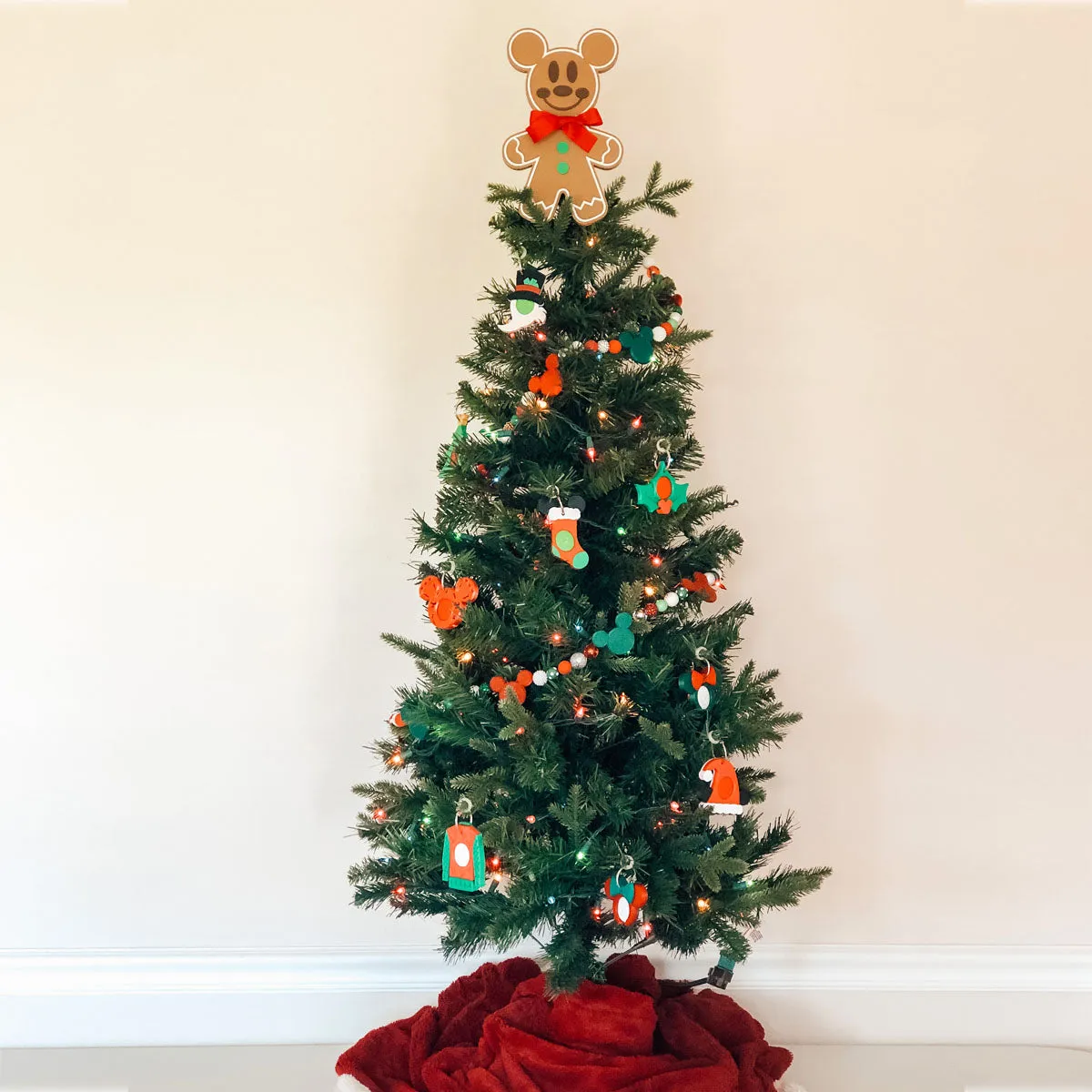 Gingerbread Mouse Christmas Tree Topper