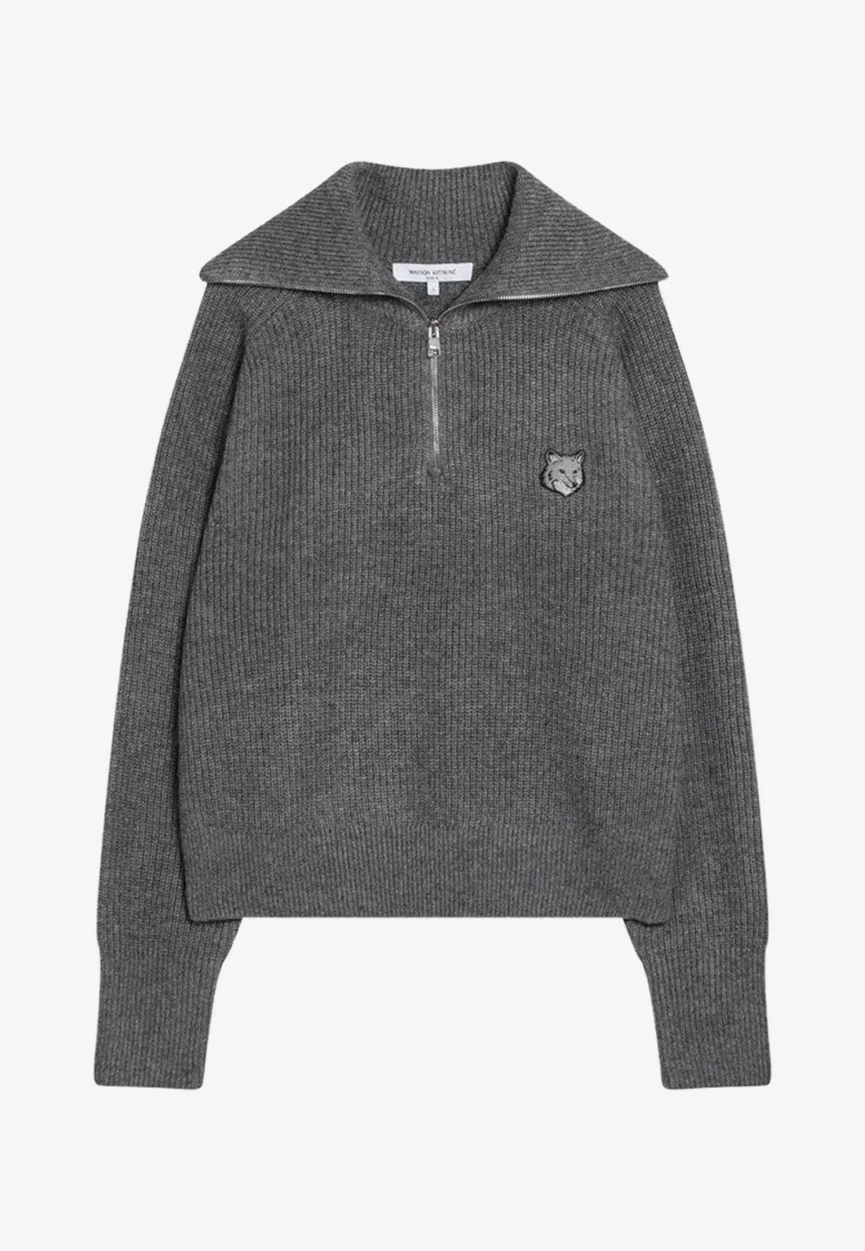 Half-Zip Wool-Blend Sweater